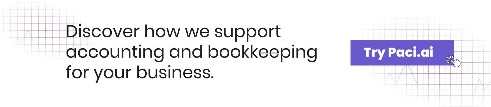 Prompting users to try and use paci.ai for effective financial management. 