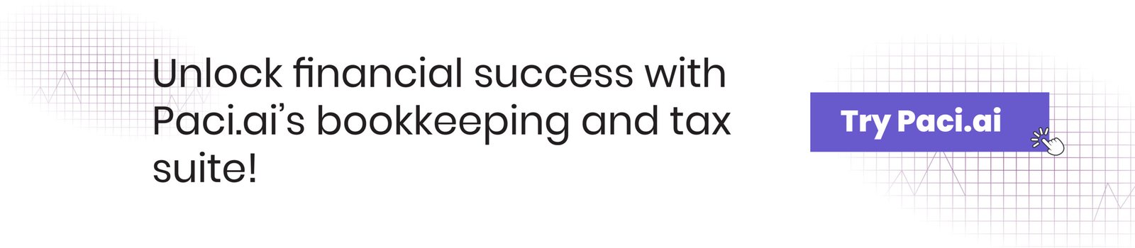 Prompting users to try and use paci.ai for effective financial management.