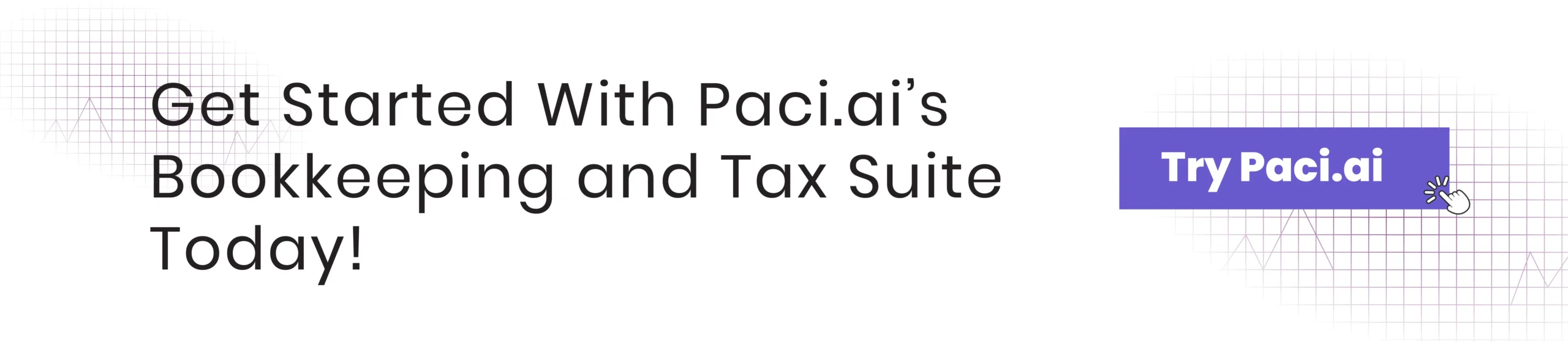 Prompt users to explore Paci.ai's bookkeeping and tax suite for financial management purposes